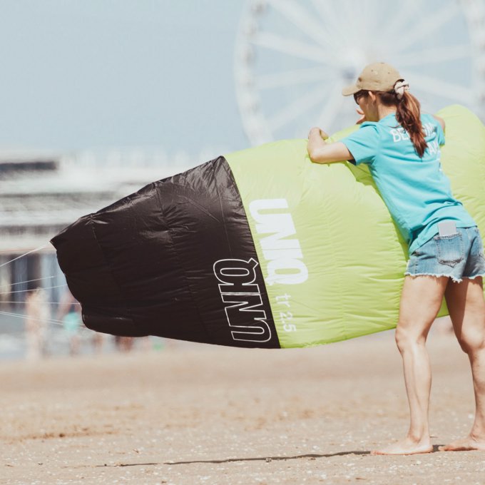 Bedrijfsuitje met powerkiten
